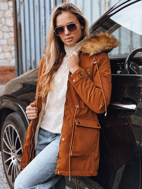 Damen Parka STELLA Camel Dstreet TY3182