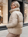 Damen Steppwinterjacke LARO hellbeige Dstreet TY4703z