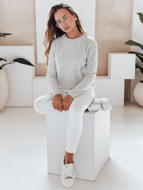 BRAVINA Damen Pullover grau Dstreet MY2528