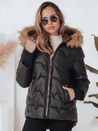 Damen Winterjacke SNOWMISS gesteppt schwarz mit Kapuze Dstreet TY4999