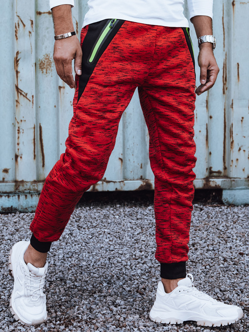 Herren Jogginghose rot Dstreet UX4442
