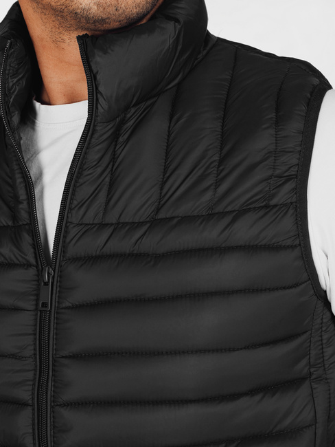 Herren Steppweste schwarz Dstreet TX5084