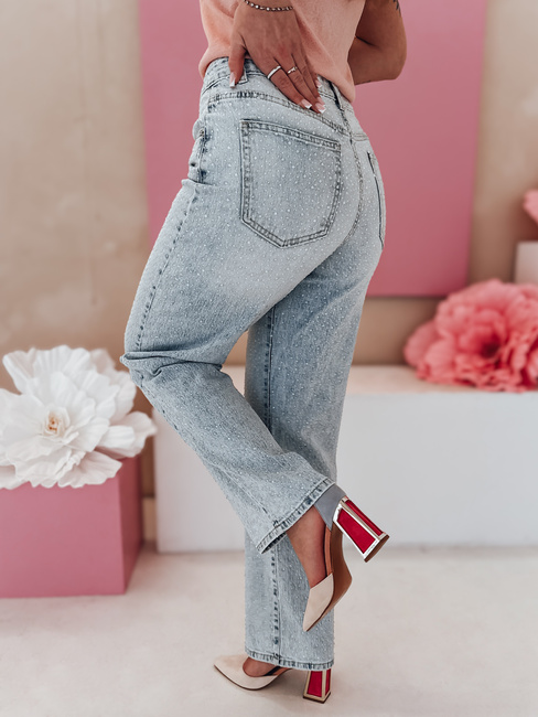 Damen Jeanshose mit weitem Bein DIAMONTI blau Dstreet UY2475