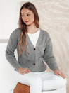 Damen KNITVIA Pullover hellgrau Dstreet MY2401