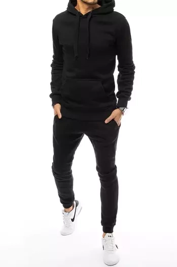 Herren Kapuzenpullover-Set Schwarz Dstreet AX0350