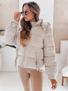 Damen Steppjacke mit Kapuze beige Dstreet TY5066