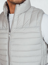 Herren Steppweste hellgrau Dstreet TX5080