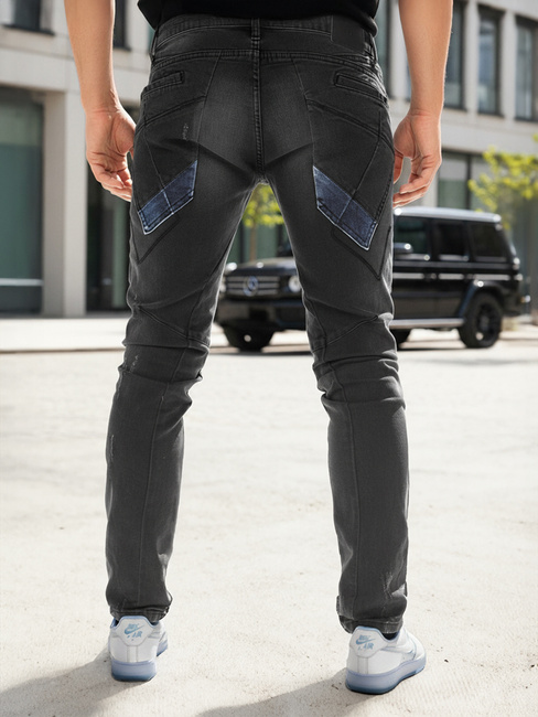 Herren Jeanshose Schwarz Dstreet UX3800