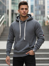 Grauer Herren-Kapuzenpullover Dstreet BX5942
