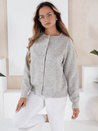 Damen Pullover mit Reißverschluss SELINA grau Dstreet MY2513