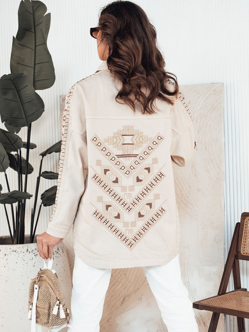 Damen Jeansjacke DALALIS Farbe Hellbeige DSTREET TY4320