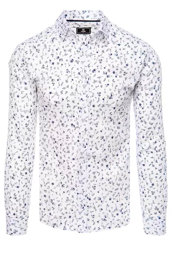 Weißes Herrenhemd Dstreet DX2435