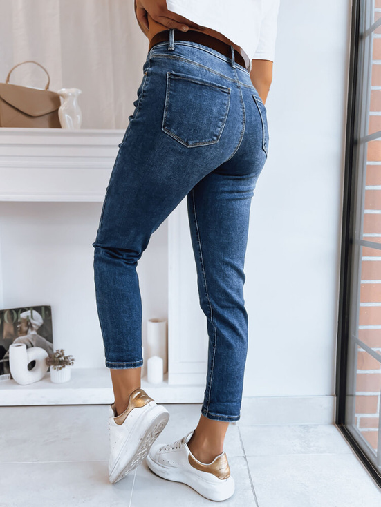 Damen Jeans Mom Fit DETROID Farbe Dunkelblau DSTREET UY1750