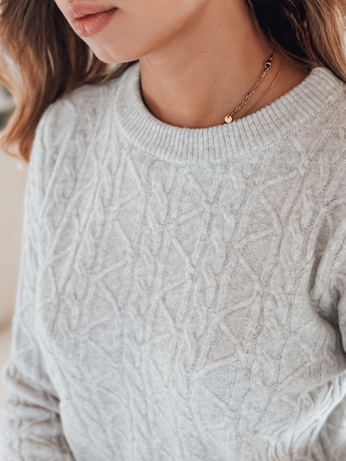 BRAVINA Damen Pullover grau Dstreet MY2528