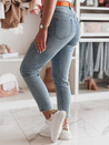 Damen Denim Slim Fit Hose CURVITA blau Dstreet UY2471