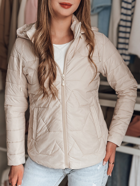 Damen Übergangs-Steppjacke ENZIOK beige Dstreet TY4865