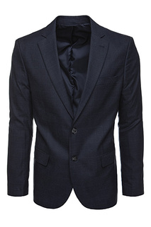 Einreihiger marineblauer Blazer für Herren Dstreet MX06340