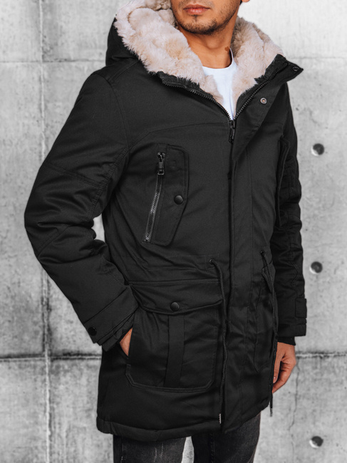 Herren Winterjacke Farbe Schwarz DSTREET TX4605