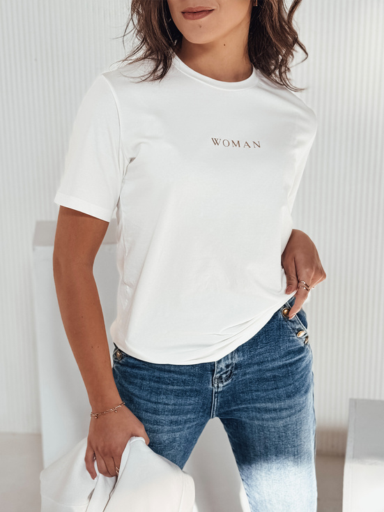 Damen WOMAN ecru T-shirt Dstreet RY2555