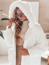 Damen Pelzmantel MISSFLUFF weiß Dstreet TY4983
