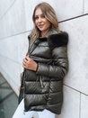 Damen Winterjacke AMBERGLOW Farbe Grün DSTREET TY3719