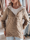 Damen Übergangsjacke mit Kapuze LUMERA camel Dstreet TY4819_3