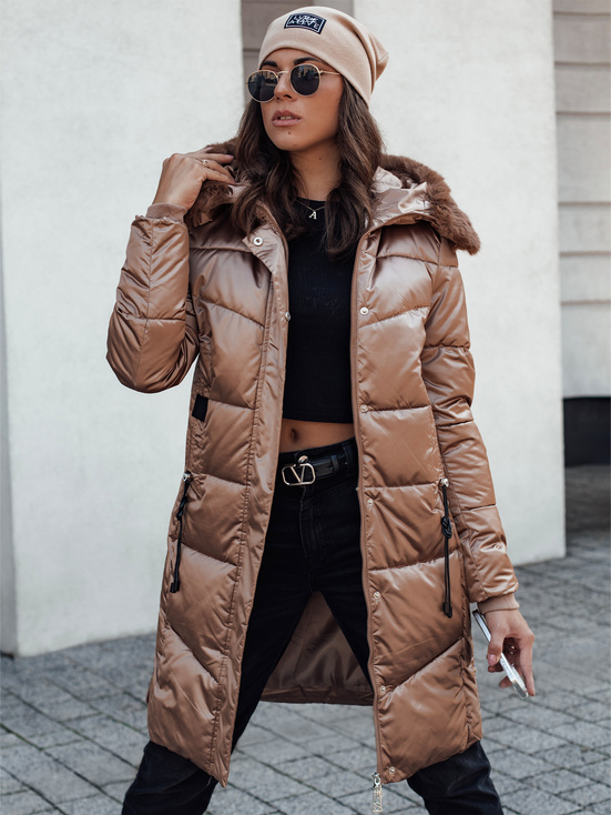 Damen ULTRAWAY Steppjacke mit Kapuze gelb Dstreet TY4644