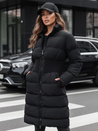Lange Damen Winter Steppjacke FABWARM schwarz Dstreet TY4620