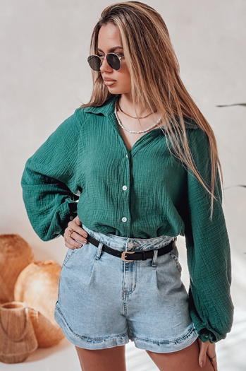 Damen Denim-Shorts mit Gürtel SHORT LOVER blau Dstreet SY0468