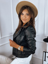 Damen Kunstlederjacke MELODY Schwarz Dstreet TY2847