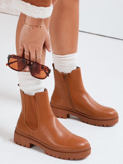 Damenstiefel MONDERICO camel Dstreet ZY0512