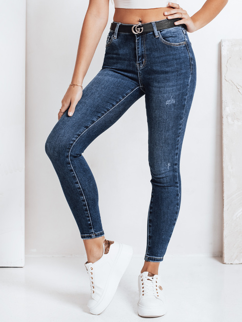 Damen Skinny Jeans navy blau Dstreet UY2817