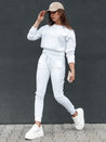 Damen klassisches Sweatshirt CASUALVIBE weiß Dstreet BY1299