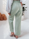 Damen Stoffhose mit weitem Bein LINESSA grün Dstreet UY2644