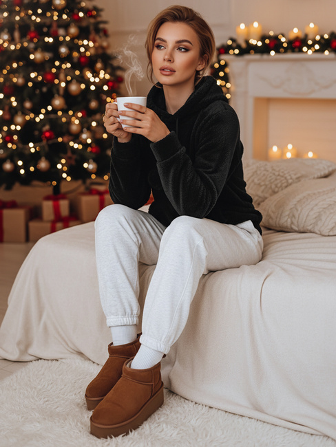 Damen Sweatshirt schwarz Dstreet BY1560