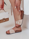 Damen Kork-Flip-Flops KORKISTI beige Dstreet ZY0915