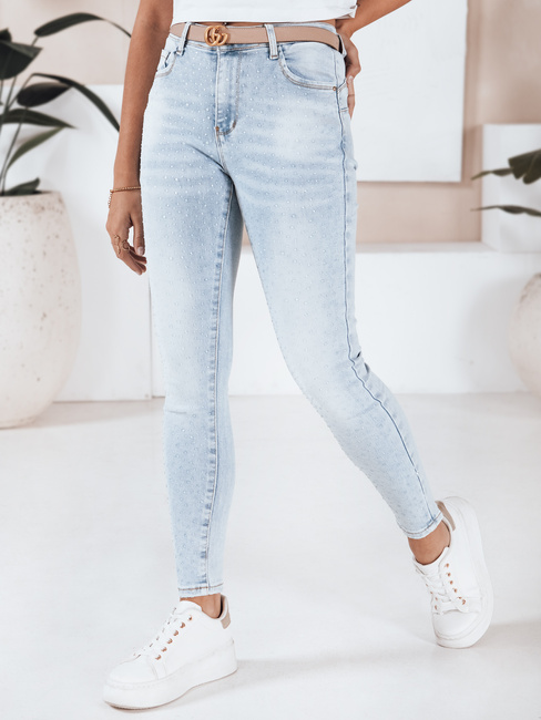 Damen Push Up Jeans hellblau Dstreet UY2808