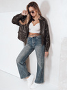 Damen Jeanshose mit weitem Bein blau Dstreet UY2788