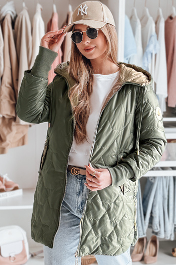 Gesteppte Damen-Übergangsjacke LIVIANA grün Dstreet TY4809