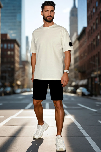 Weißes Set für Männer Dstreet AX0806