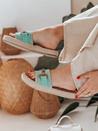 MISSWAVE Damen Flip-Flops grün Dstreet ZY0949