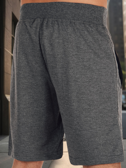 Dunkelgraue Herren Sweatshorts Dstreet SX2484