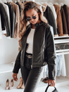 Damen Lederjacke LOVEBIKER schwarz Dstreet TY4964