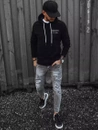 Herren Kapuzenpullover Farbe Schwarz DSTREET BX5463