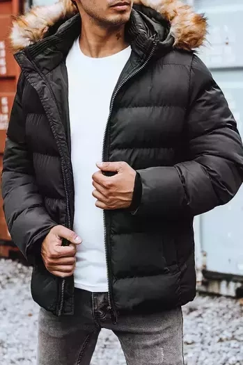 Herren Winter Steppjacke Schwarz Dstreet TX4160