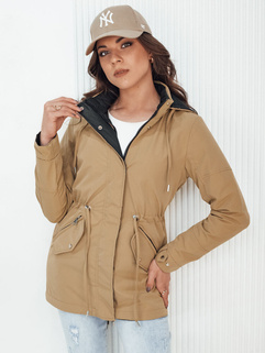 Damen Parka ELINA  Farbe Dunkelbeige DSTREET TY4344_1