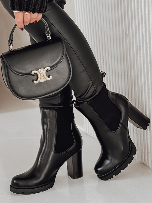 BOOTELY Damenstiefel mit Absatz schwarz Dstreet ZY0496