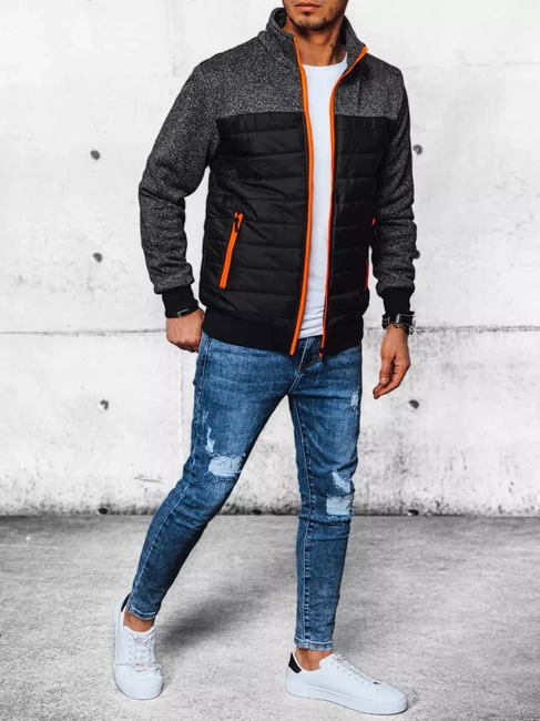 Herren Steppjacke Schwarz Dstreet TX4395