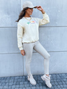 Damen Oversize Sweatshirt MONACO Farbe Creme DSTREET BY1232