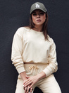 Damen-Klassiker CASUALVIBE Creme Sweatshirt Dstreet BY1297